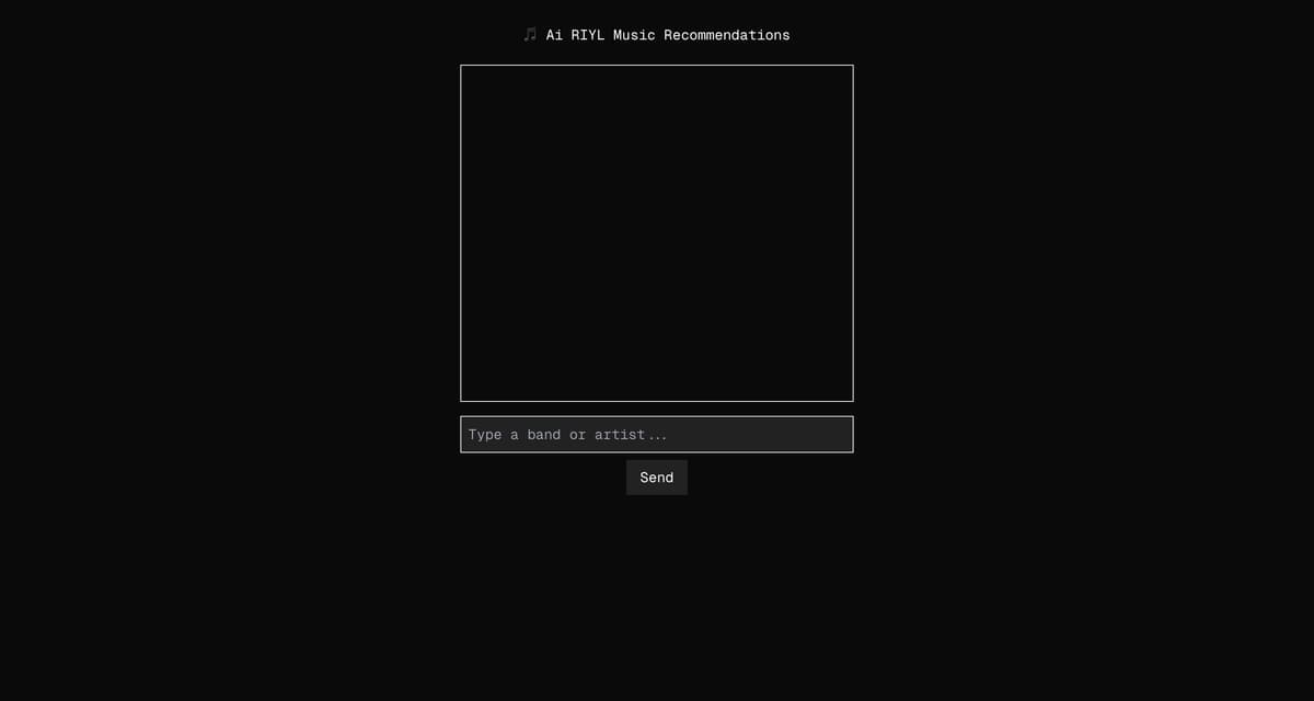 AI Music Recommendations