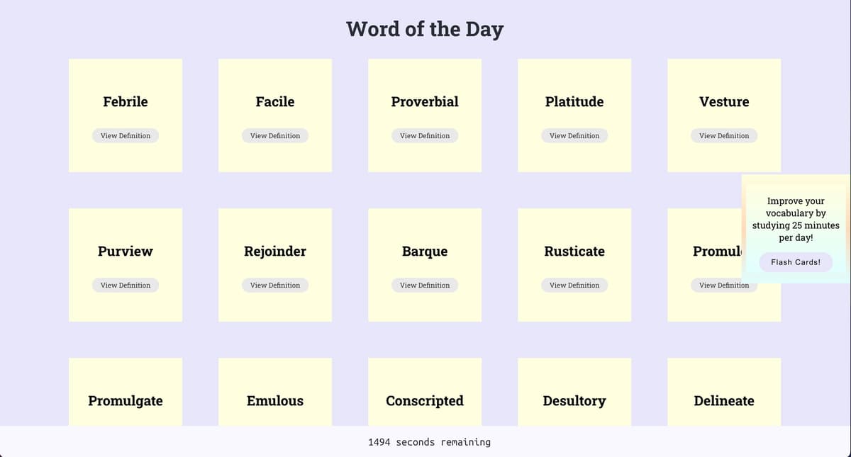 Word of the Day